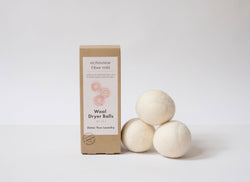 Natural Wool Dryer Balls - 3 pack