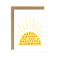 Sunbeam Card - Happy Birthday